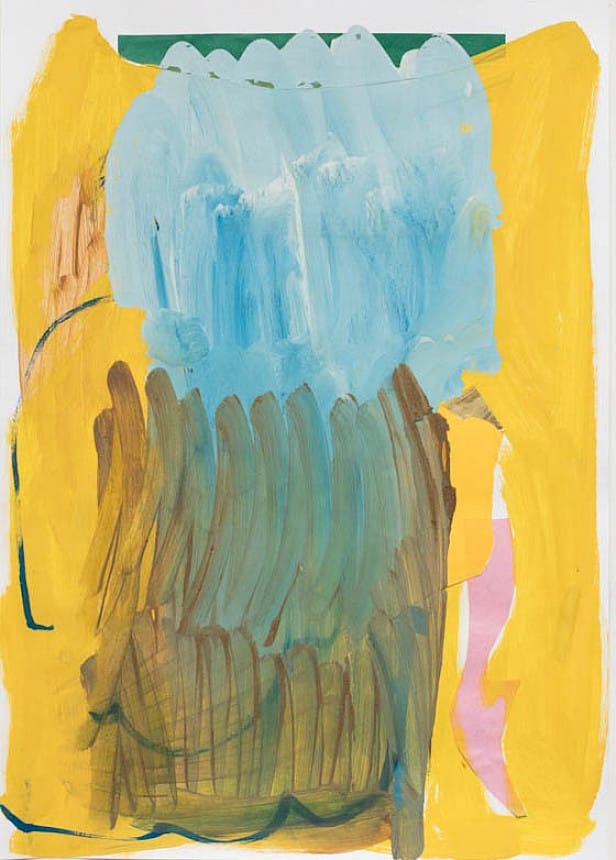 Dunja Krcek, yellow door, 2020