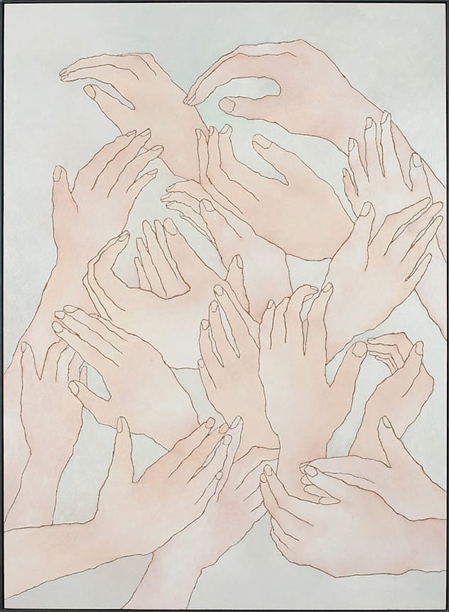 Anne-Clara Stahl, The silent applause of hands, 2019