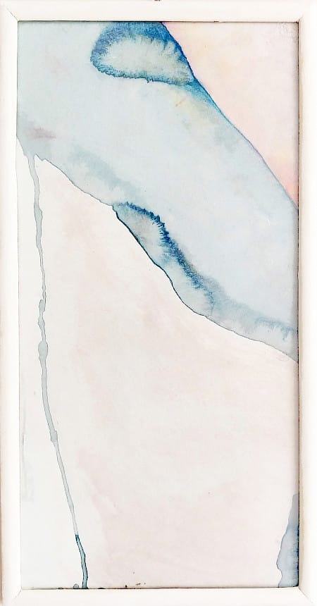 Daniela Prokopetz, Frozen Flow light blue, 2021